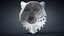 Snow Leopard Mask Sculpture