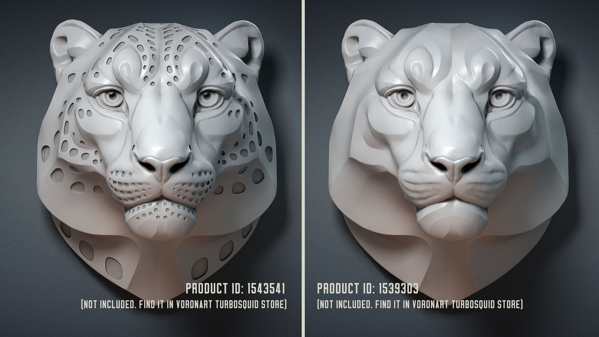 snow leopard animal head 3D model https://p.turbosquid.com/ts-thumb/Ll/dGsi8z/tqddYwYx/snowleopardmasksculptureholeym01/jpg/1590082716/1920x1080/fit_q87/7c94946e591777f4790a257c2674d8c82a0da006/snowleopardmasksculptureholeym01.jpg