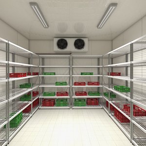Food Grade Cold Chamber White 3D model