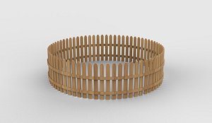 3D flexible picket fence 2 3D model