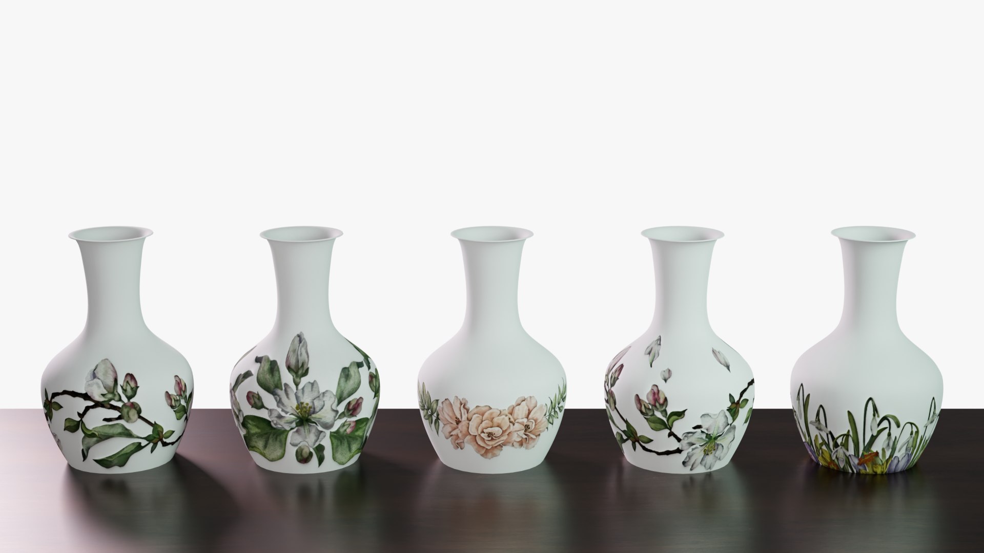 Free Vase Set 3D Model - TurboSquid 2072705