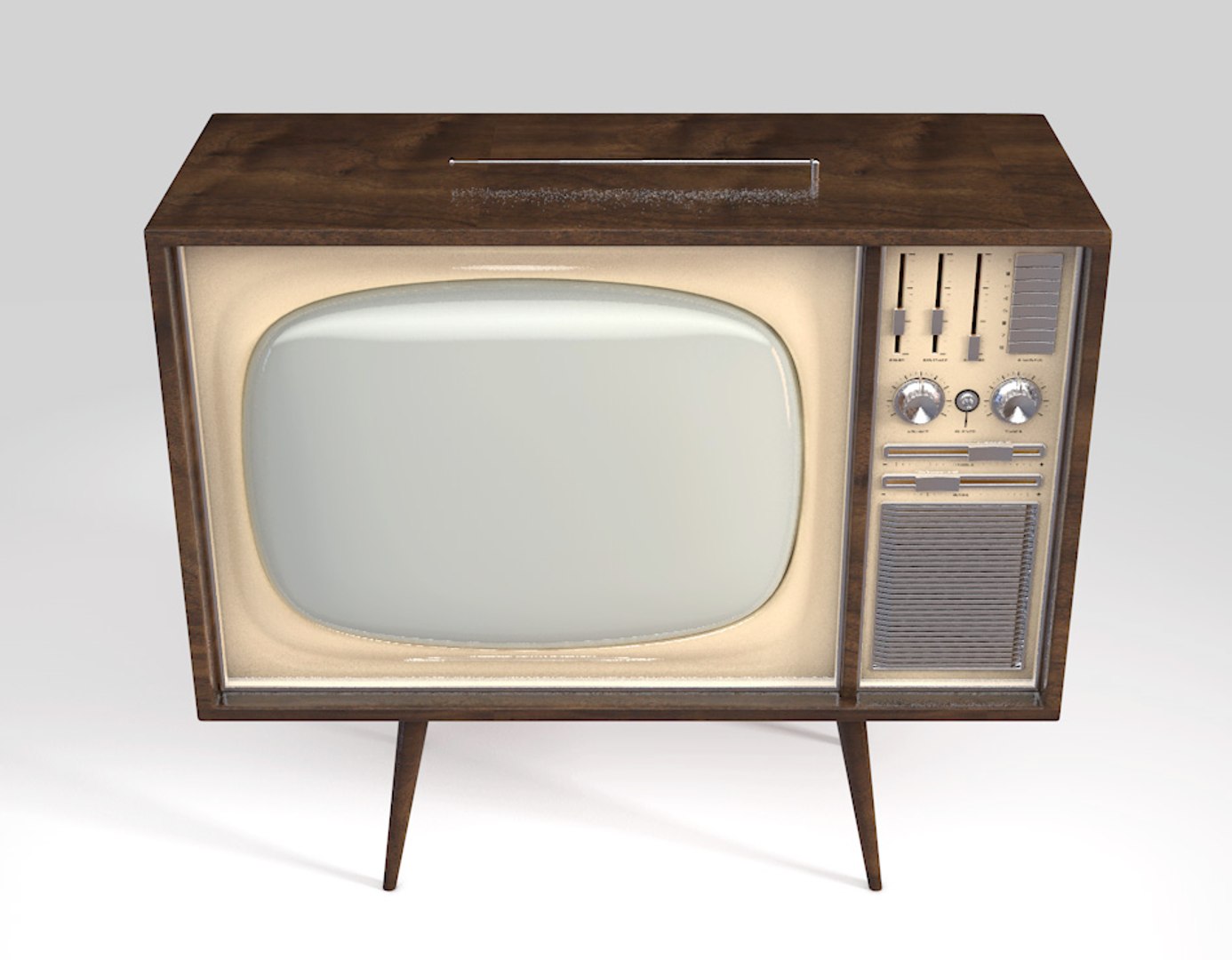 modèle 3D de ancienne télévision rétro télévision - TurboSquid 1355851