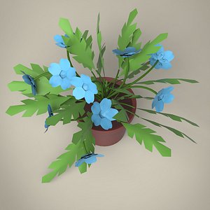 3D Cartoon Plant model