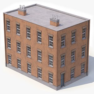 Apartment Building 10 Game Ready PBR