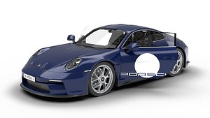 Porsche 911 S-T 2024 HQ 3d model 3D model