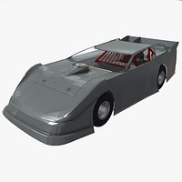 Dirt Late Model - Rigged to Unreal Unity