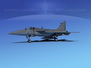 3ds cockpit saab jas 39