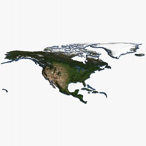 North America Continent Map