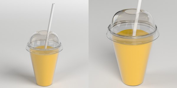 ジュースカップ3dモデル Turbosquid