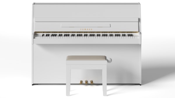 Piano Vertical Yamaha JU-109WH Blanco