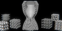 Lattice Generator for Blender Geometry nodes and 3D Printing 3D model