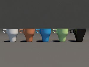 mugs ikea 3d model