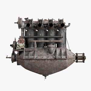 Hall-Scott A7 3D model