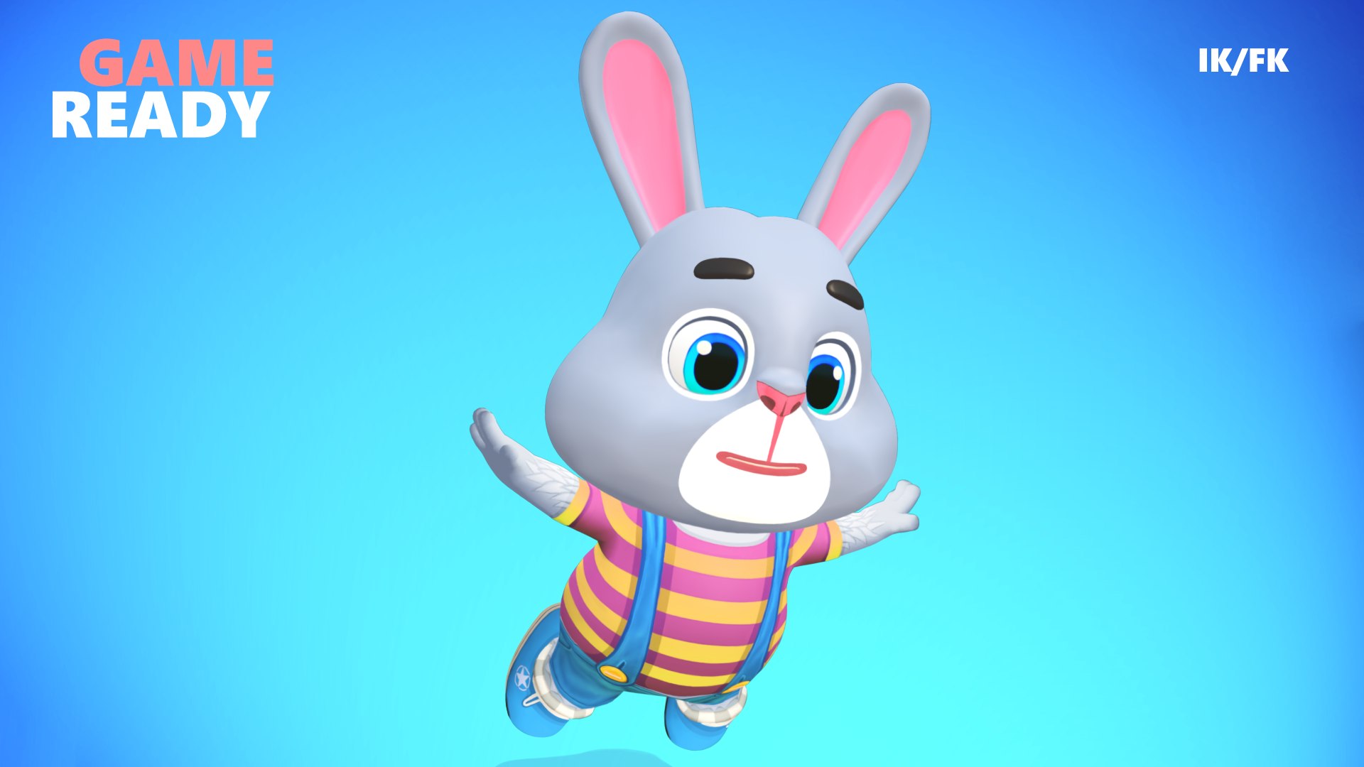 3D rabbit bunny animations rigged - TurboSquid 1629721
