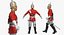 Queens Royal Soldier Lifeguards Cavalleria equipaggiata per Cinema 4D