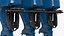 Triple Outboard Engine Set