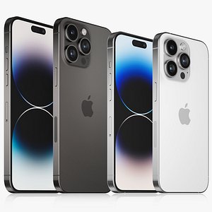 3D Apple iPhone 14 Pro and 14 Pro MAX v1 model