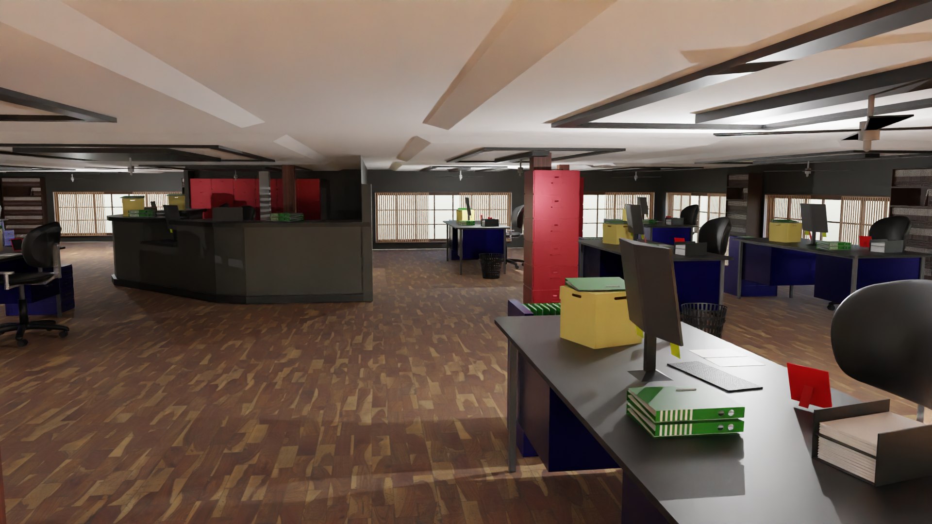 3D Police Station Interior - TurboSquid 2158063
