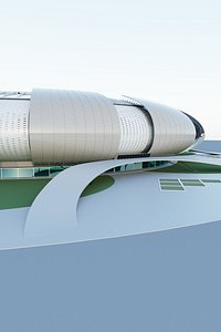 3D stadium soccer sport