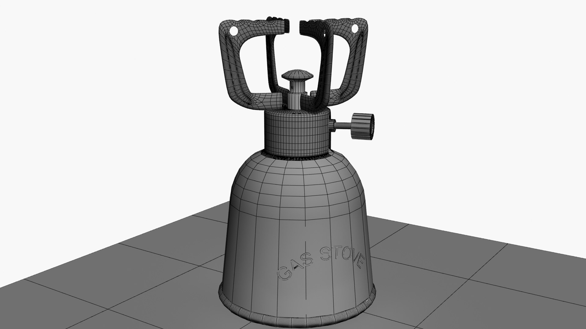 3D Picnic Gas Stove Model - TurboSquid 1894070