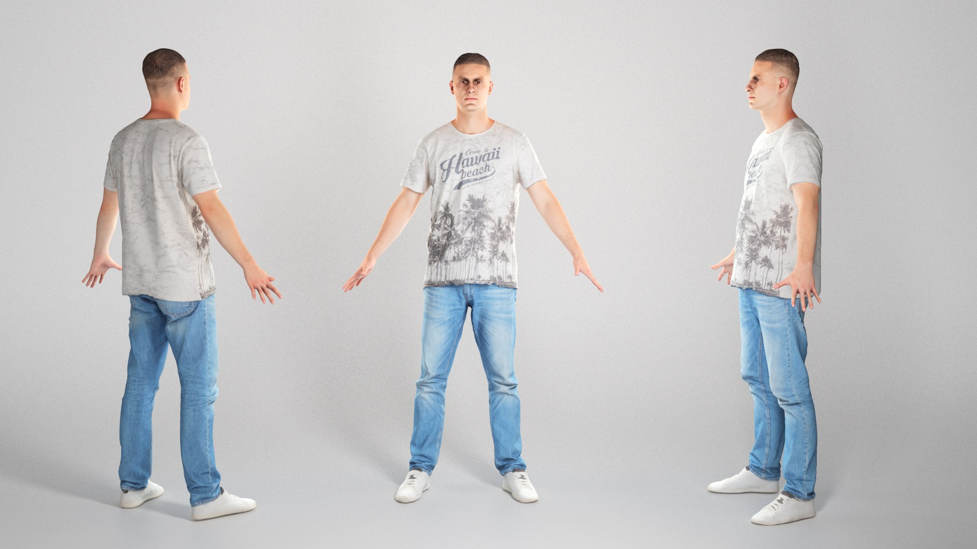 3D Scanned Animation Ready Human - TurboSquid 1512567