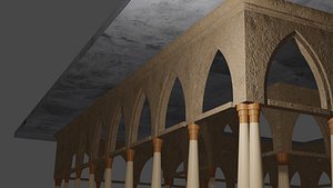 3D pergola arch