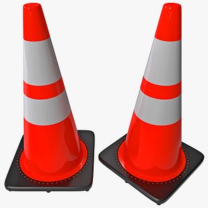 PVC Orange Glow Cone