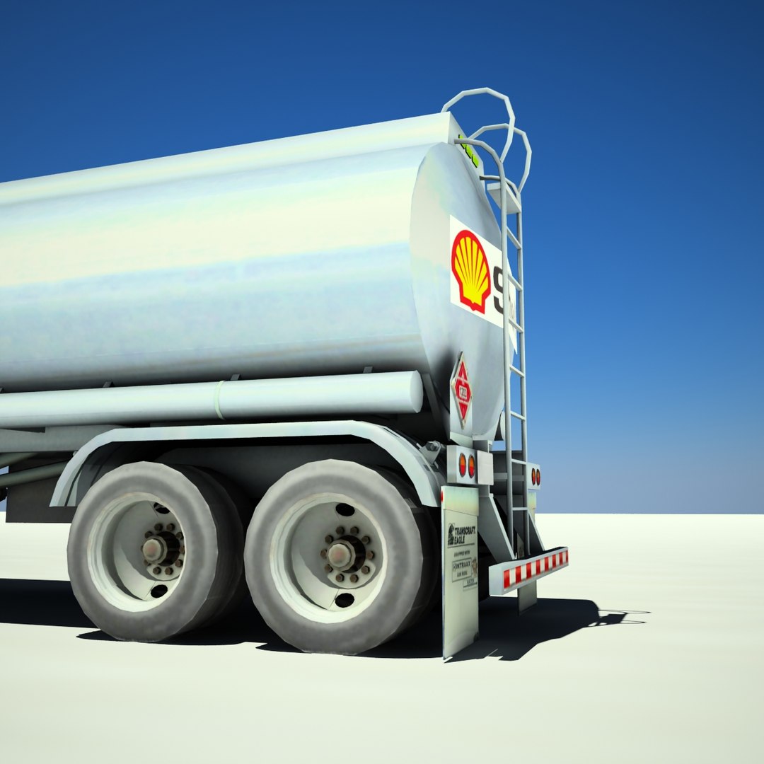 Shell Trailer 3d Model