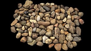stones field photogrammetry FREE 3D model