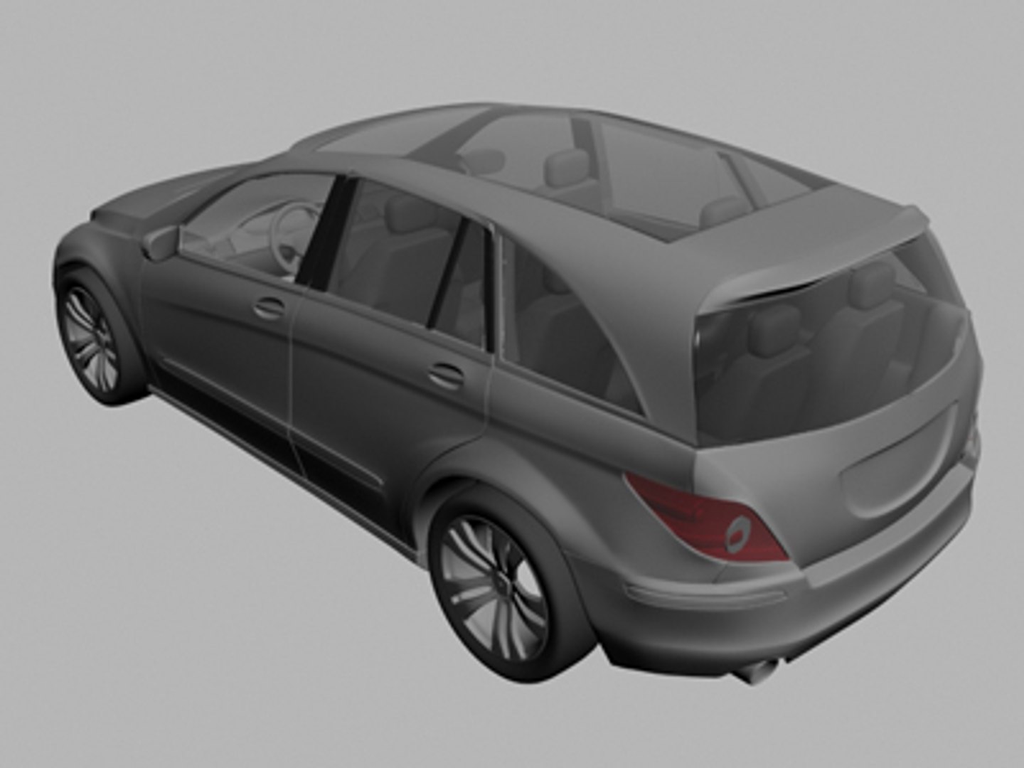 3d Mercedes-benz R-class