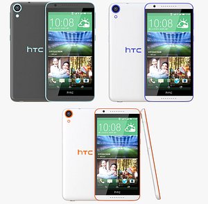 htc desire 820 3 3d model