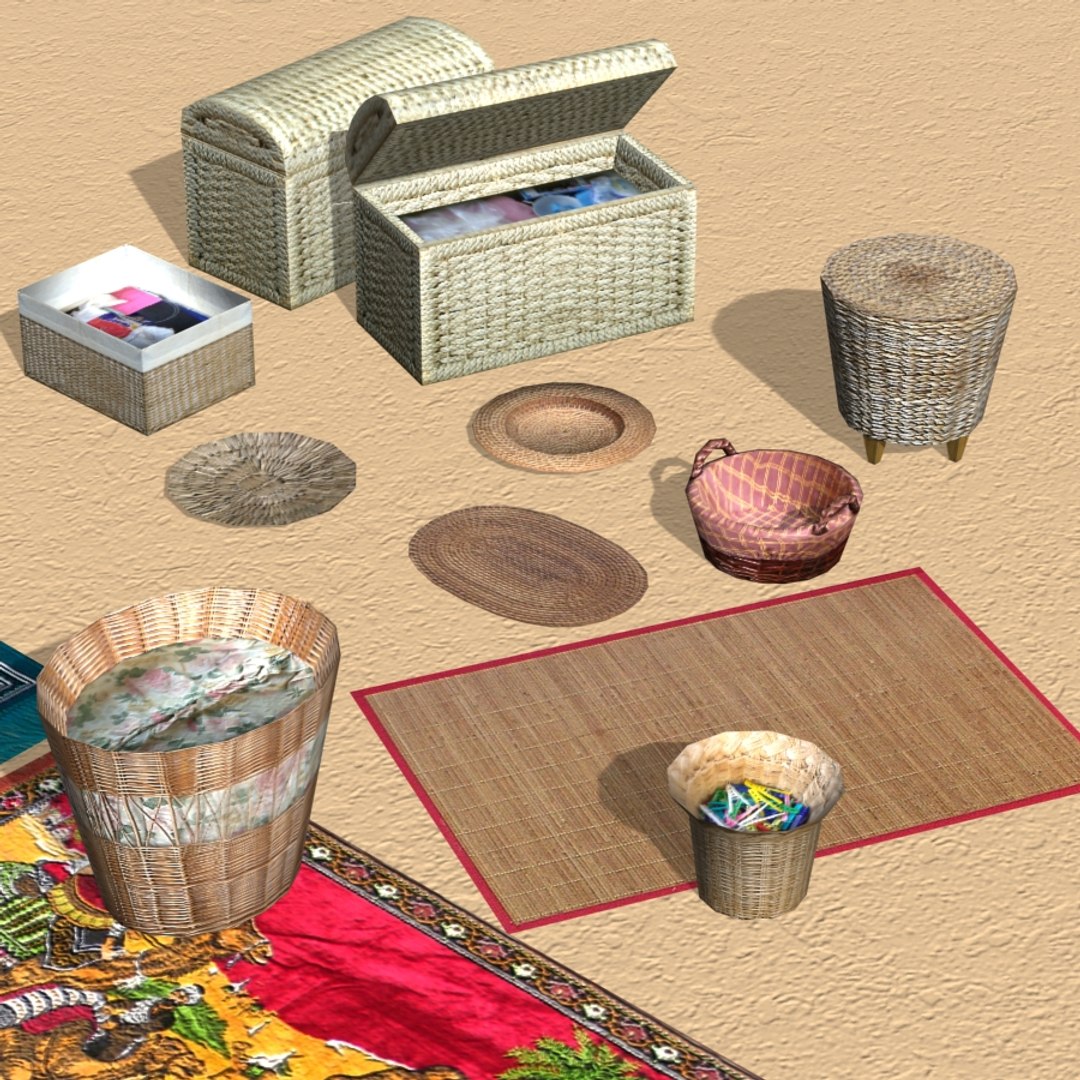 Arab Household Elements 3d Model