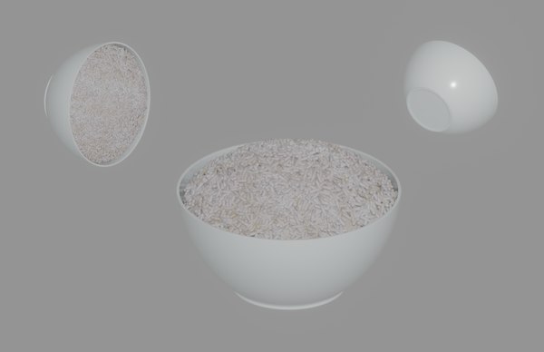 modelo 3d Bol de arroz - TurboSquid 2196913