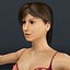 3d model of young female rigged underwear