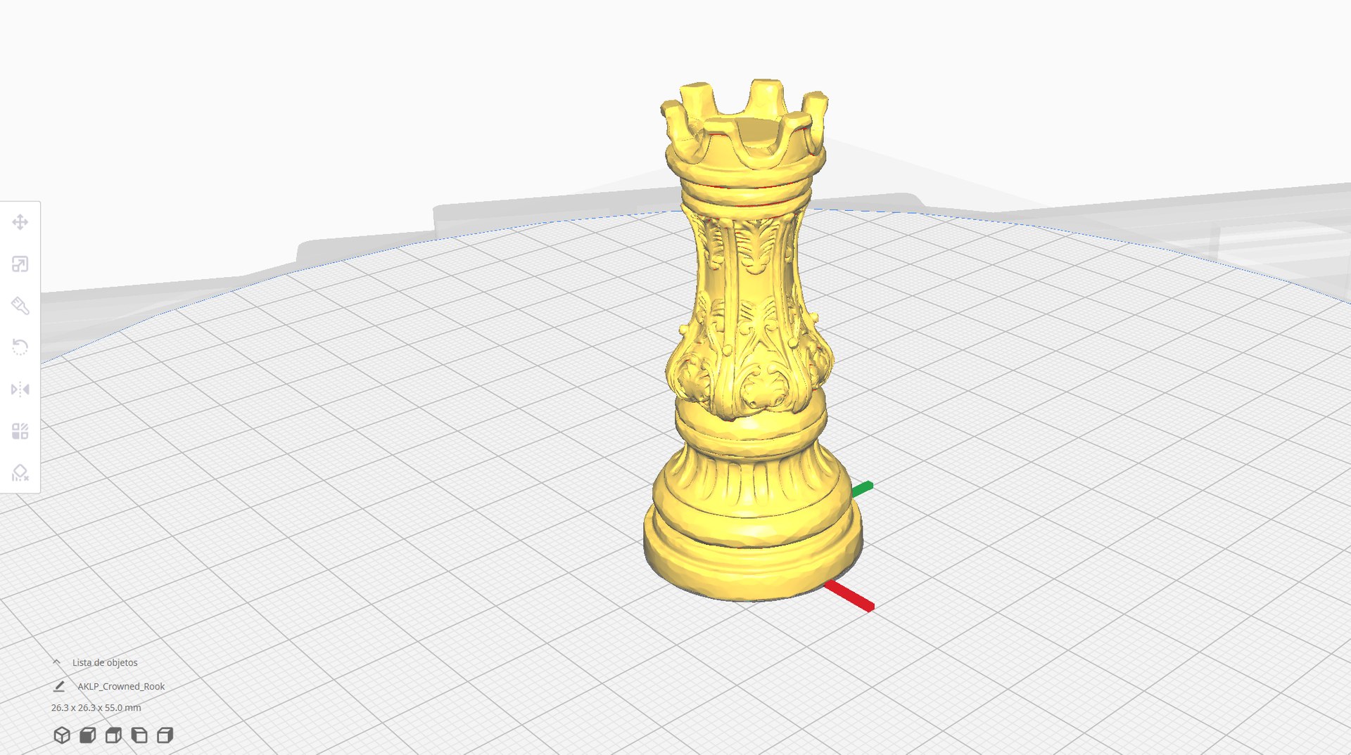 3D BAROQUE MAJESTY Ornate Chess Rook Neoclassical Master Sculpt 3D ...