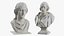 Collection Sculptures Bust Aphrodite and Bust Tennyson