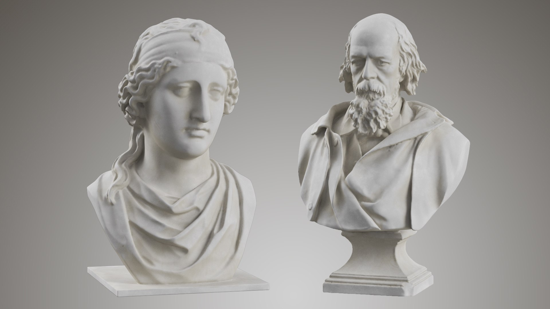 3D Model Sculptures Bust Aphrodite Tennyson - TurboSquid 1662826