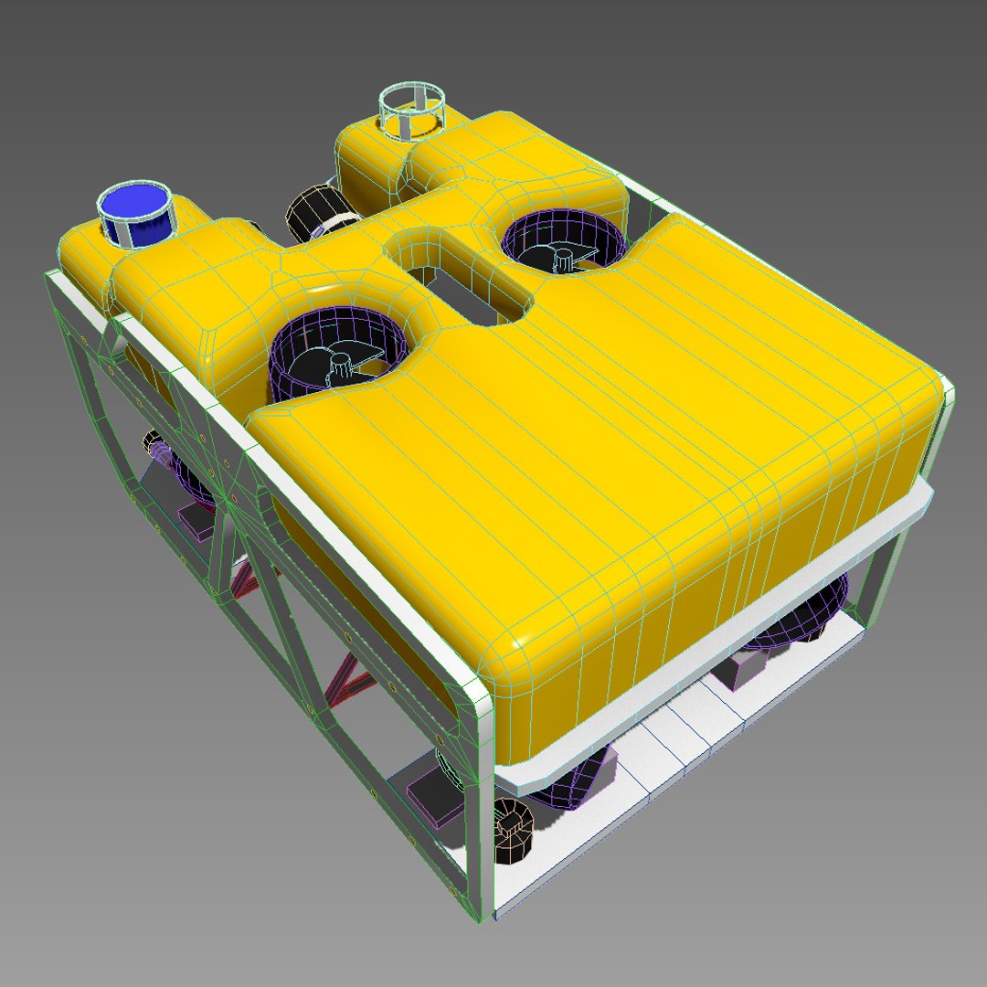 Seaeye Rov R O 3d Model