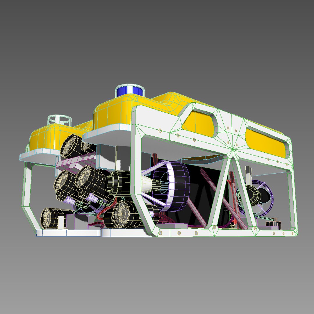 Seaeye Rov R O 3d Model