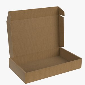 carton box open 3D