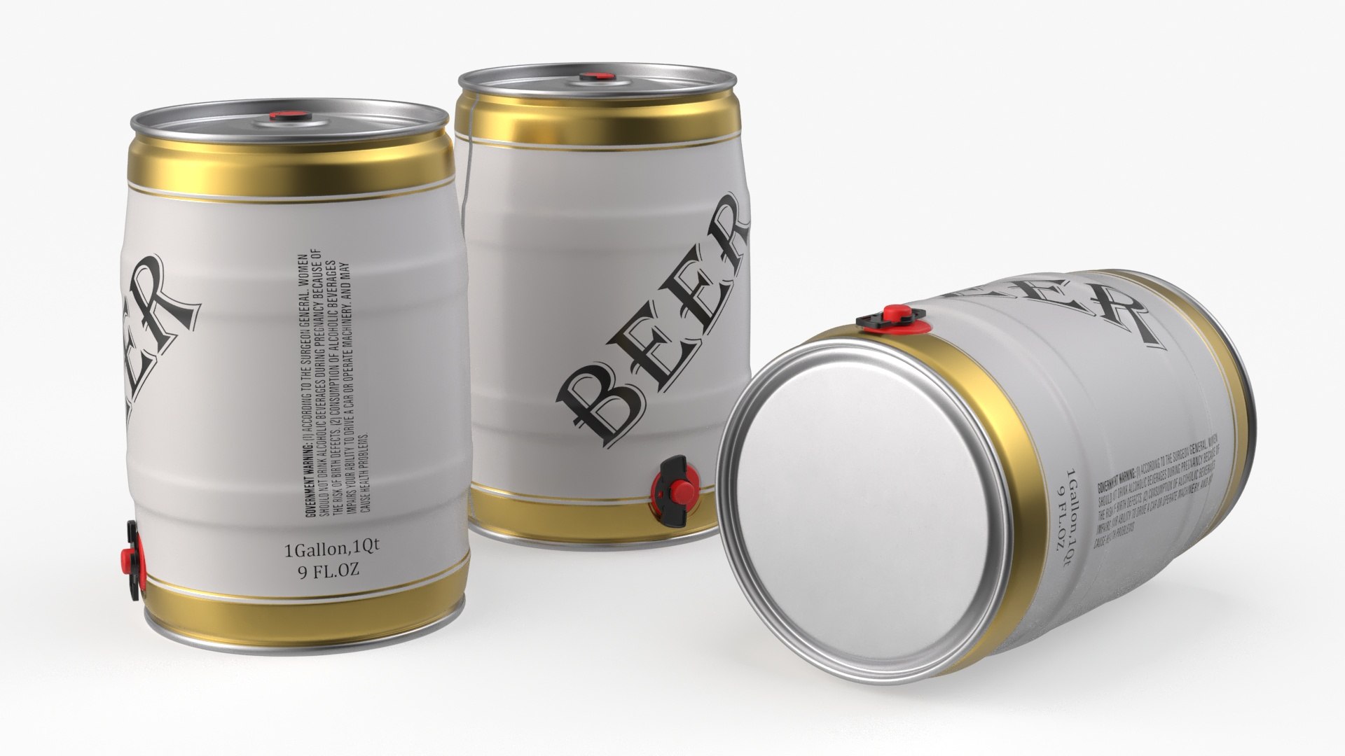 Beer 5 Liter Barrel 3D - TurboSquid 2276049