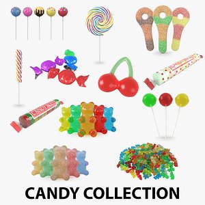 candy gummy bear 3D model