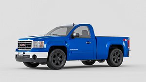 3D GMC Sierra 2013 model
