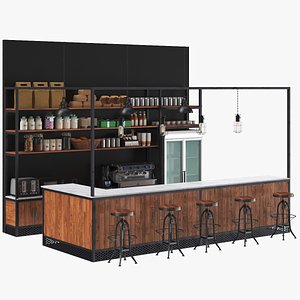 Mini Cafe 3D model - TurboSquid 1954126