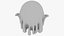 3D Funny Ghosts Collection V5 model
