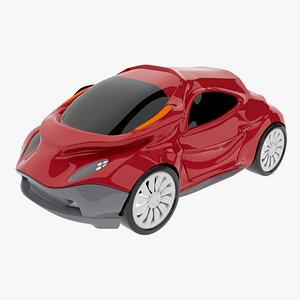 Futuristc city vehicle concept model