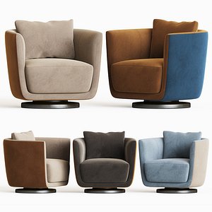 julie armchair fendi casa 3D