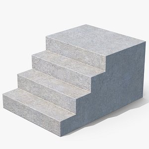 3D Concrete Stairs