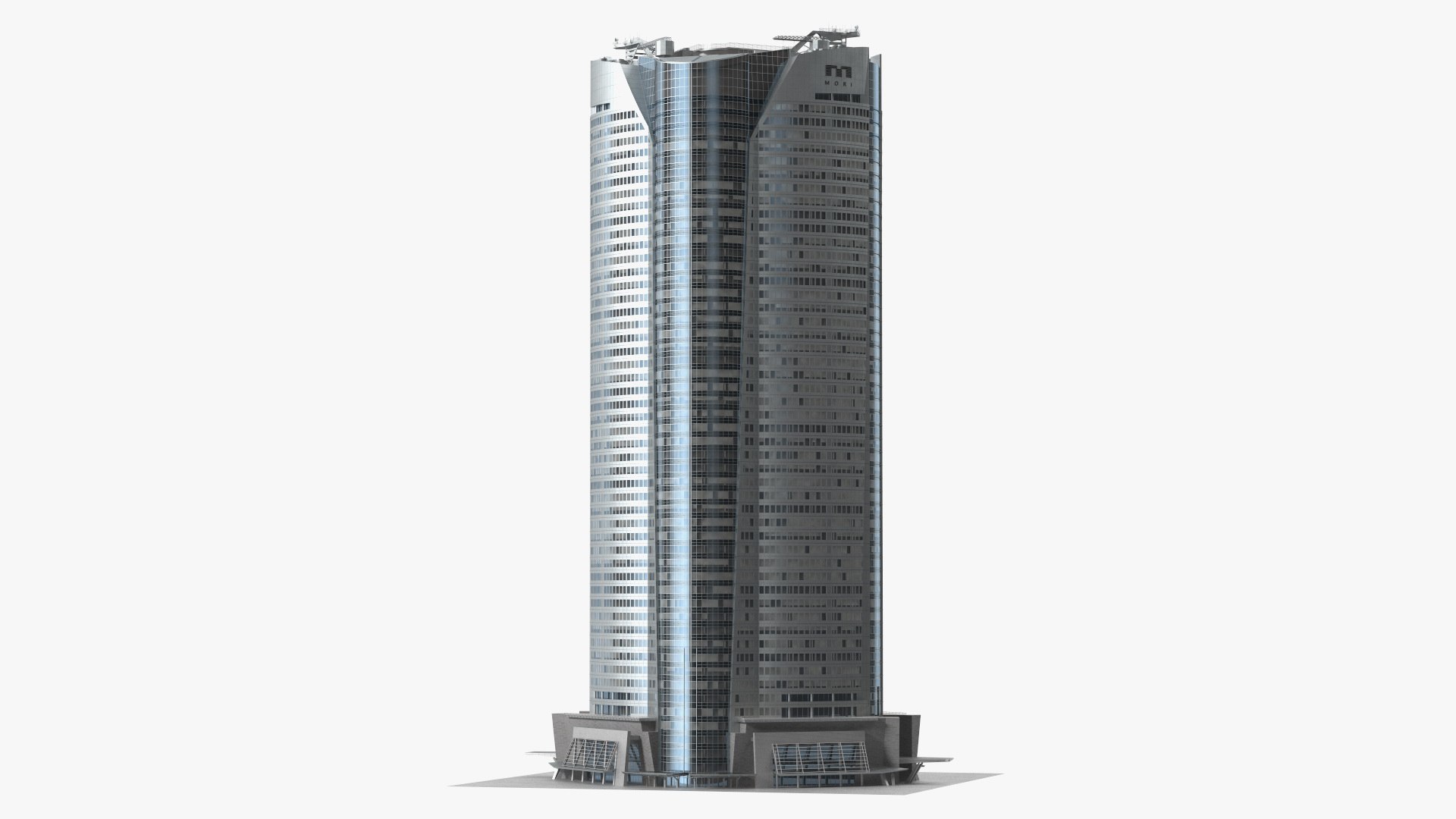 Roppongi Hills Mori Tower 3D model preview