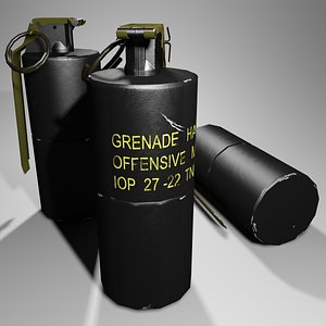 MK3A2 Concussion (offensive) grenade